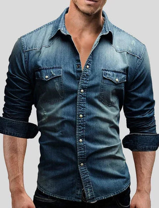 Ventura | Sobrecamisa de Mezclilla Slim con Botones al Frente