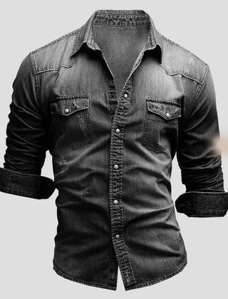 Ventura | Sobrecamisa de Mezclilla Slim con Botones al Frente