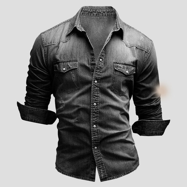 Ventura | Sobrecamisa de Mezclilla Slim con Botones al Frente