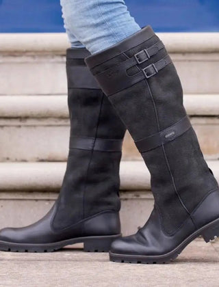 Leonora | Botas Altas Impermeables Tipo Piel
