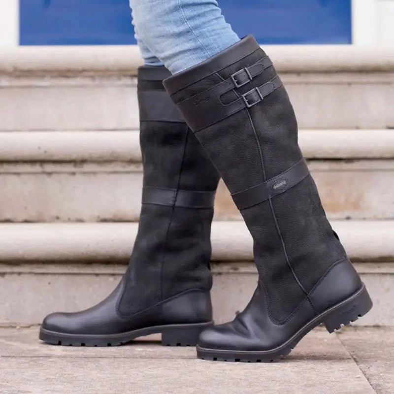 Leonora | Botas Altas Impermeables Tipo Piel