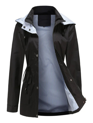 Yatziri | Gabardina Impermeable con Capucha Desmontable