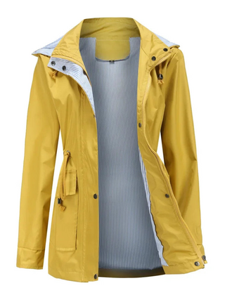 Yatziri | Gabardina Impermeable con Capucha Desmontable