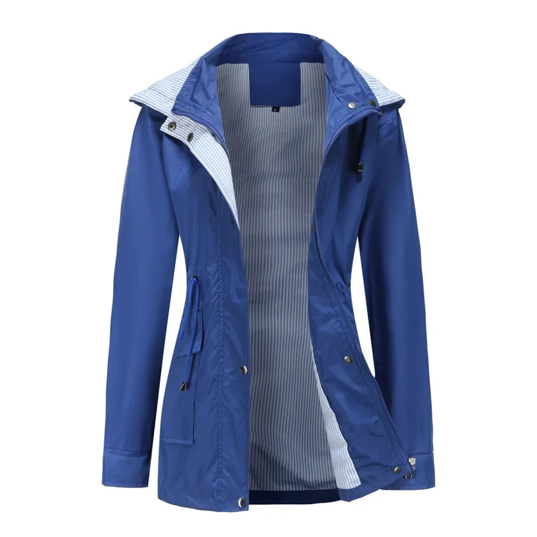 Yatziri | Gabardina Impermeable con Capucha Desmontable