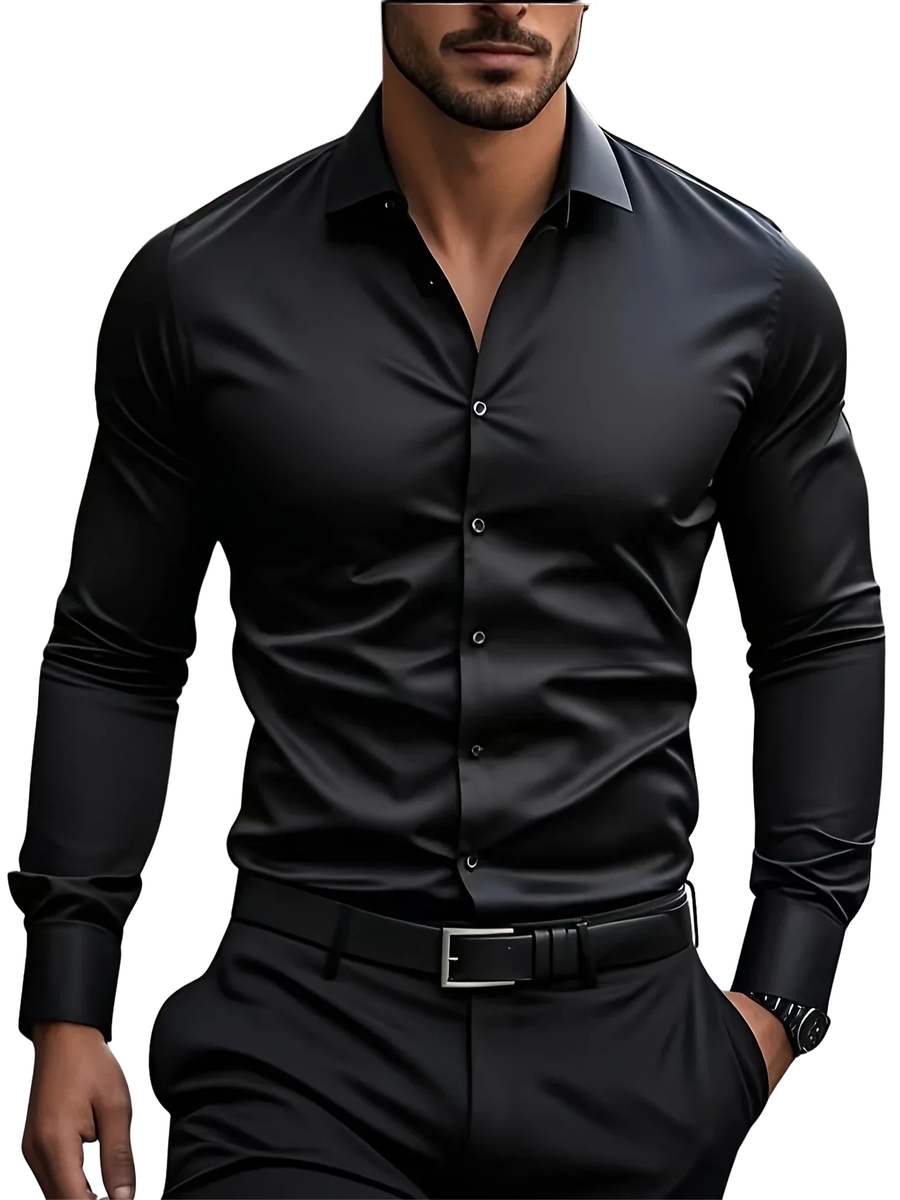 Ricardo | Camisa elegante de manga larga con botones