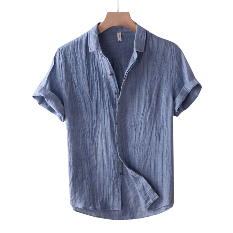 Mateo | Camisa elegante de manga corta con botones