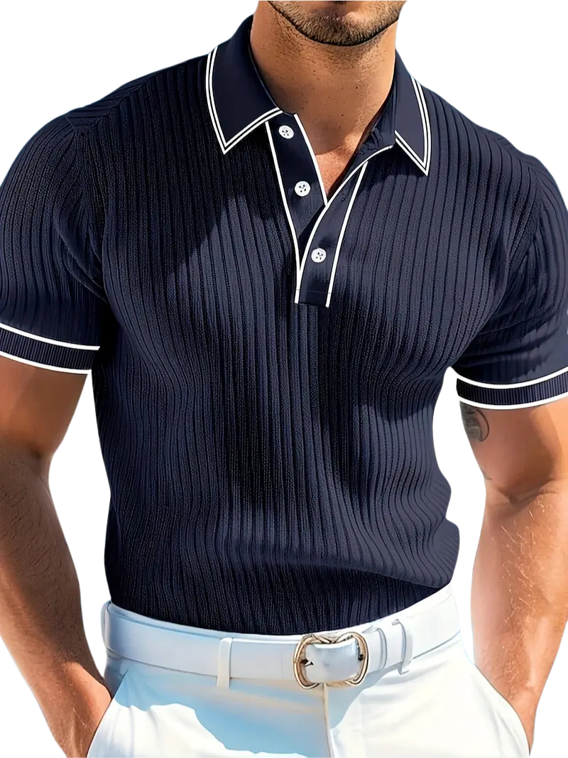 Andrés | Polo elegante de manga corta
