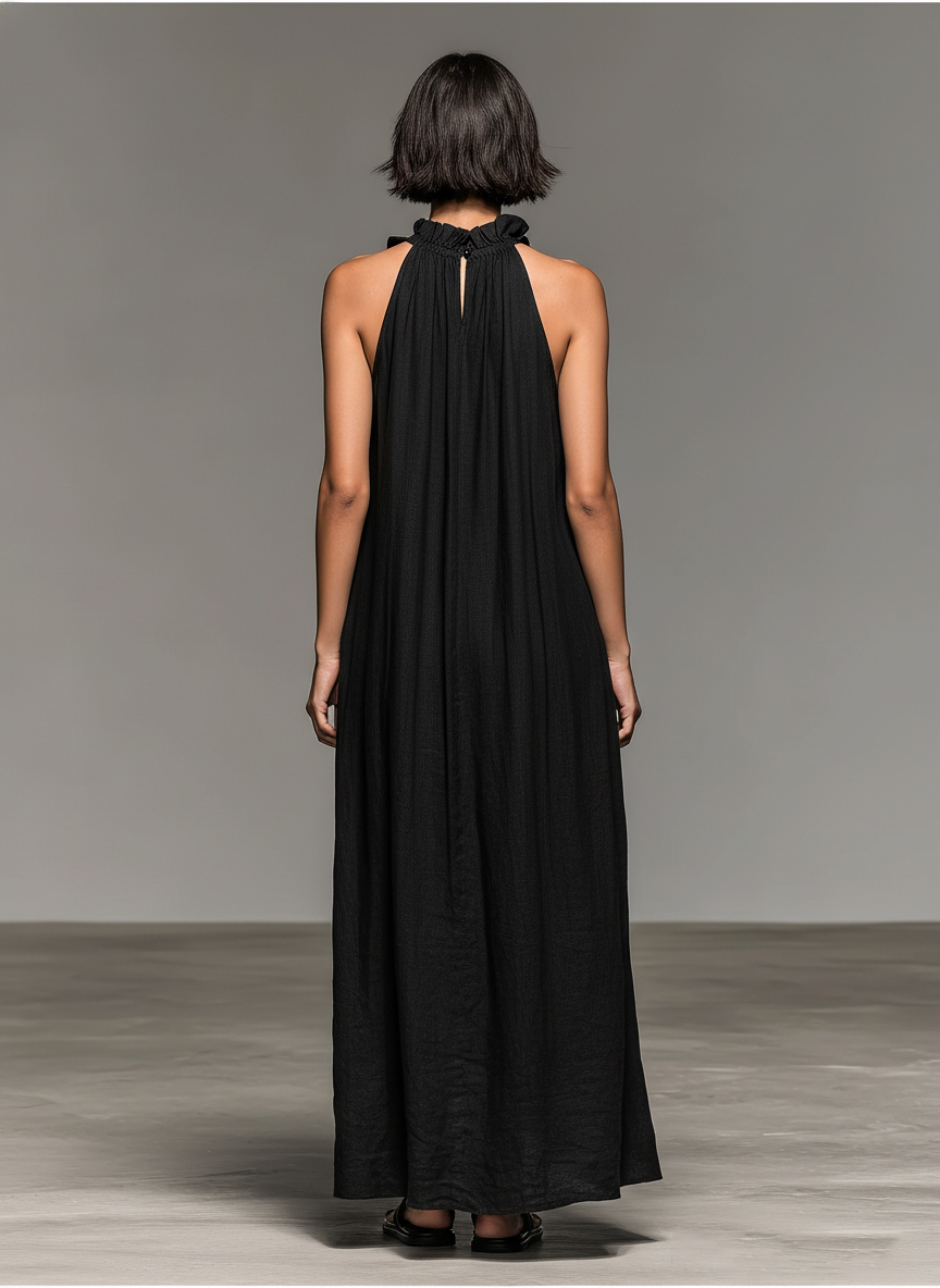 Alicia | Vestido Maxi con Bolsillos