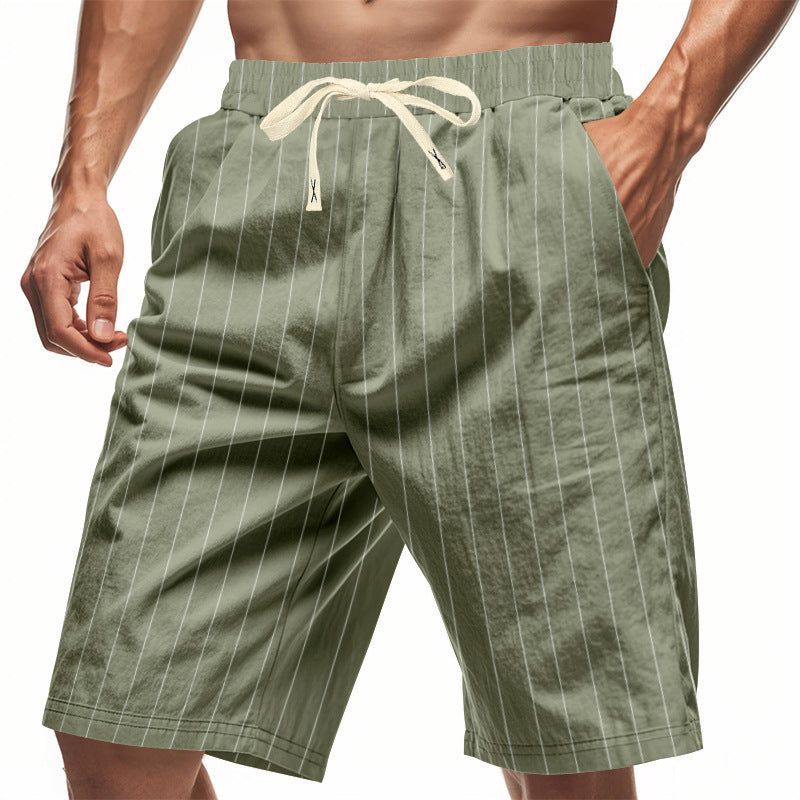 Ángel | Pantalón corto a rayas casual para hombre