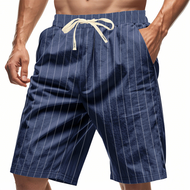 Ángel | Pantalón corto a rayas casual para hombre