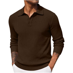 Refugio | Suéter Tejido con Cuello Tipo Polo para Hombre