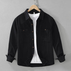 Urbano | Sobrecamisa de Algodón Suave con Bolsillos al Pecho