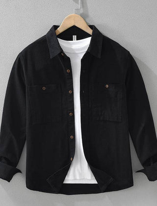 Urbano | Sobrecamisa de Algodón Suave con Bolsillos al Pecho