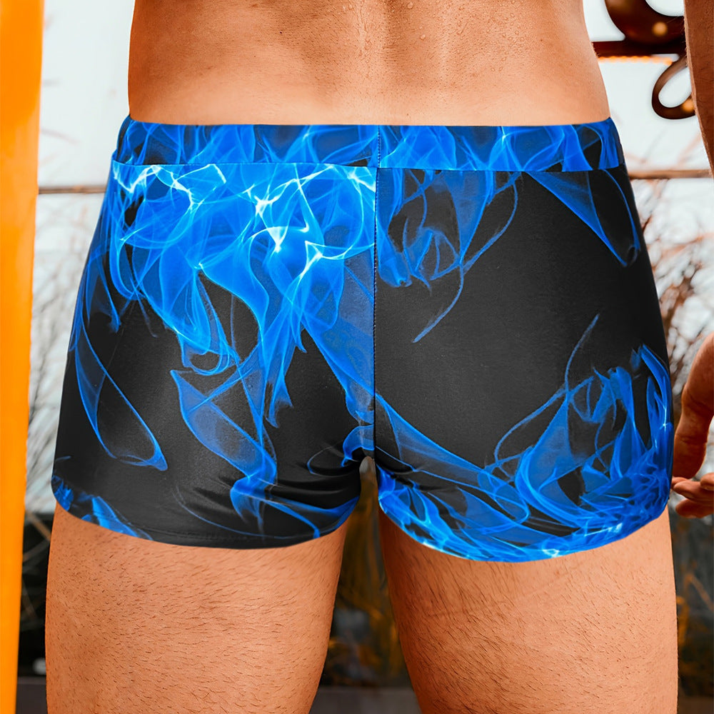 José | Short de Baño Llama Azul