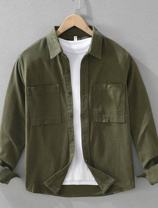 Urbano | Sobrecamisa de Algodón Suave con Bolsillos al Pecho