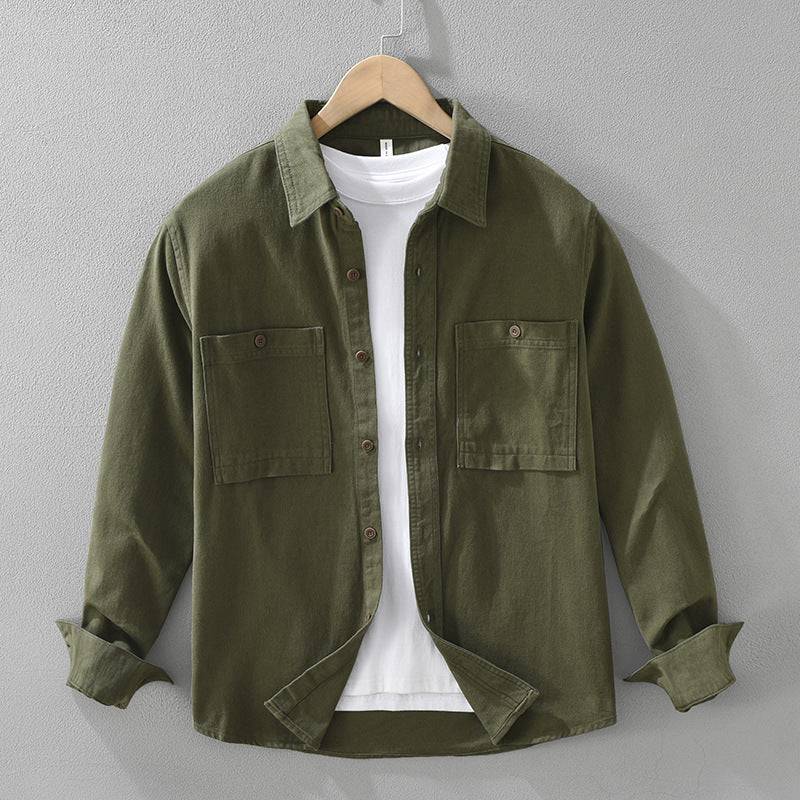 Urbano | Sobrecamisa de Algodón Suave con Bolsillos al Pecho