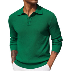 Refugio | Suéter Tejido con Cuello Tipo Polo para Hombre