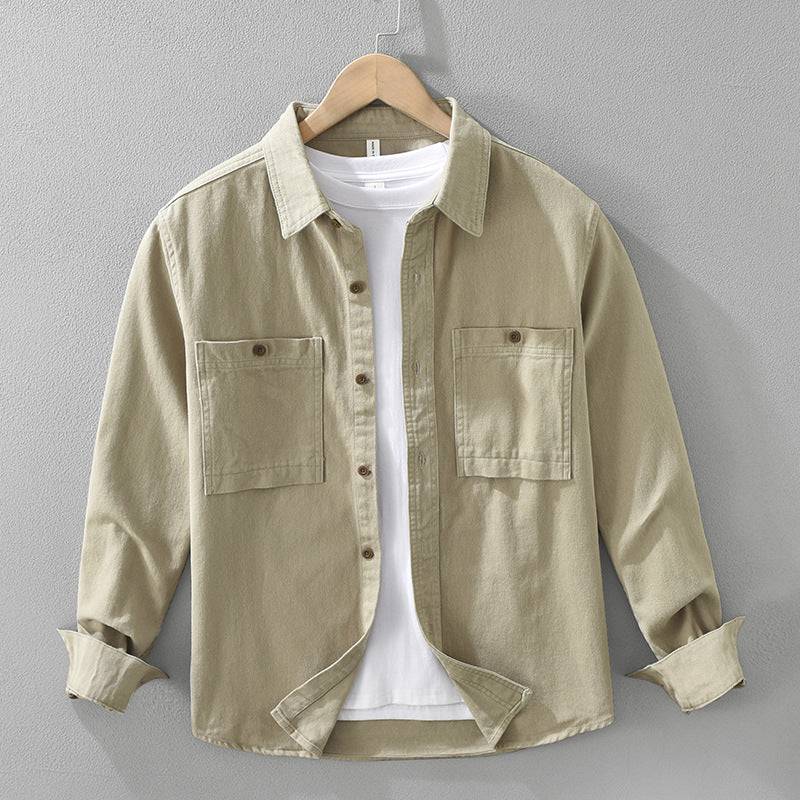 Urbano | Sobrecamisa de Algodón Suave con Bolsillos al Pecho