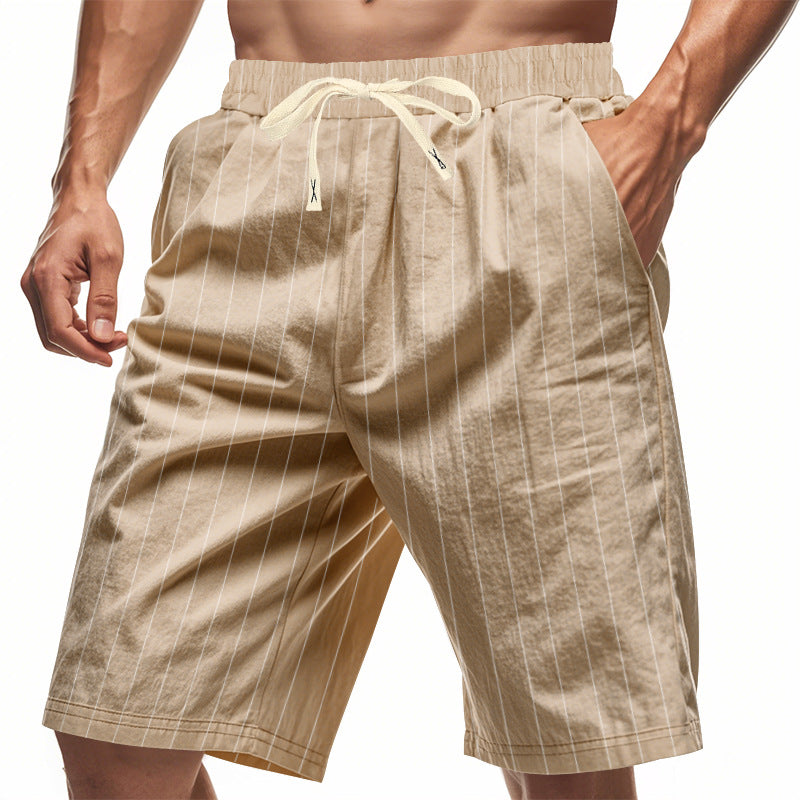 Ángel | Pantalón corto a rayas casual para hombre