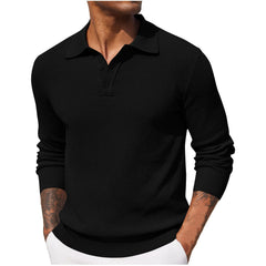Refugio | Suéter Tejido con Cuello Tipo Polo para Hombre