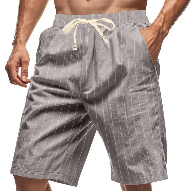 Ángel | Pantalón corto a rayas casual para hombre
