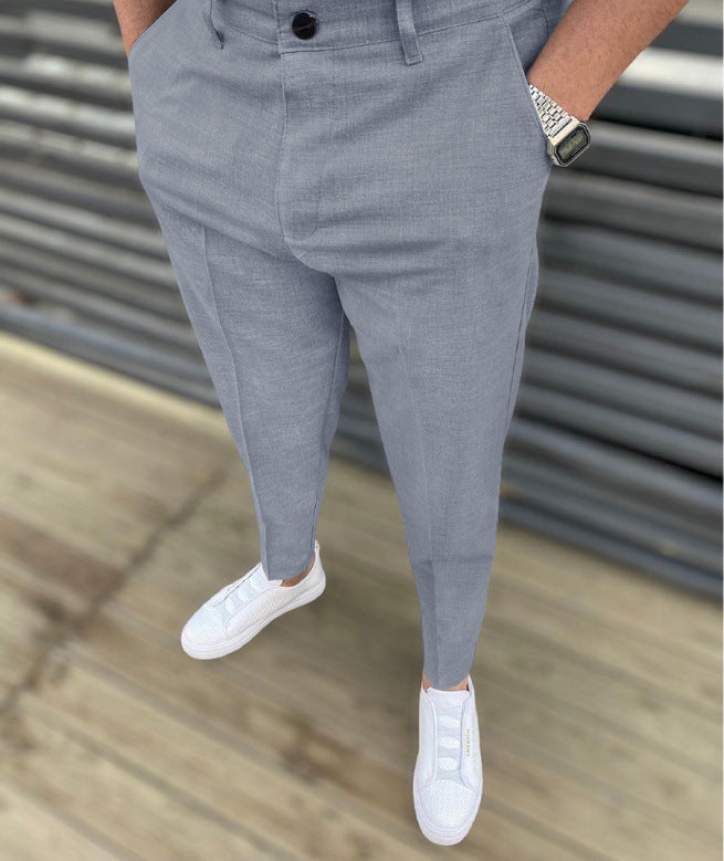David | Pantalón casual corte slim