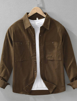 Urbano | Sobrecamisa de Algodón Suave con Bolsillos al Pecho
