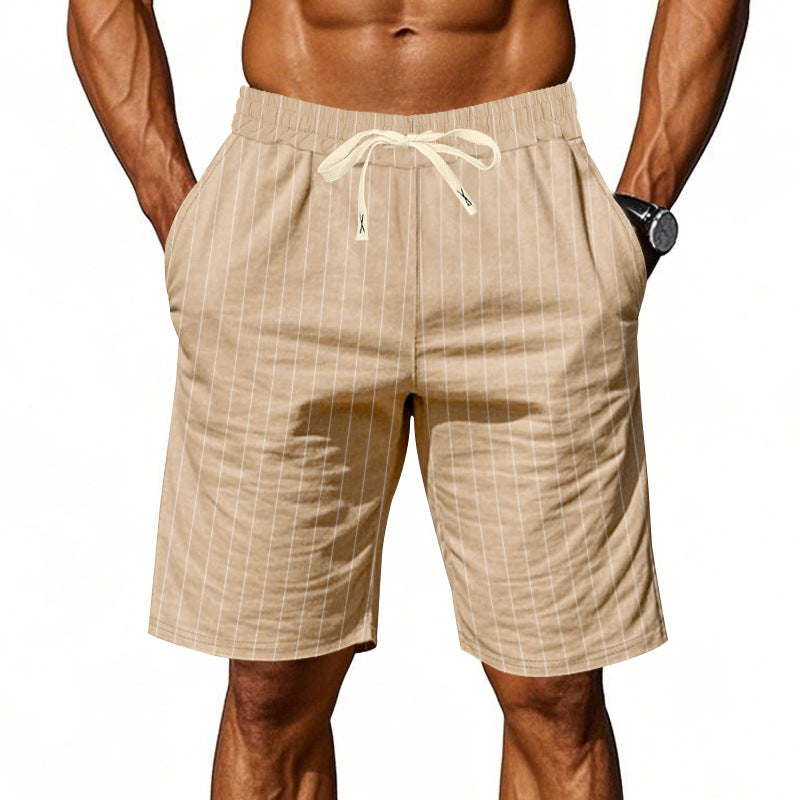 Ángel | Pantalón corto a rayas casual para hombre