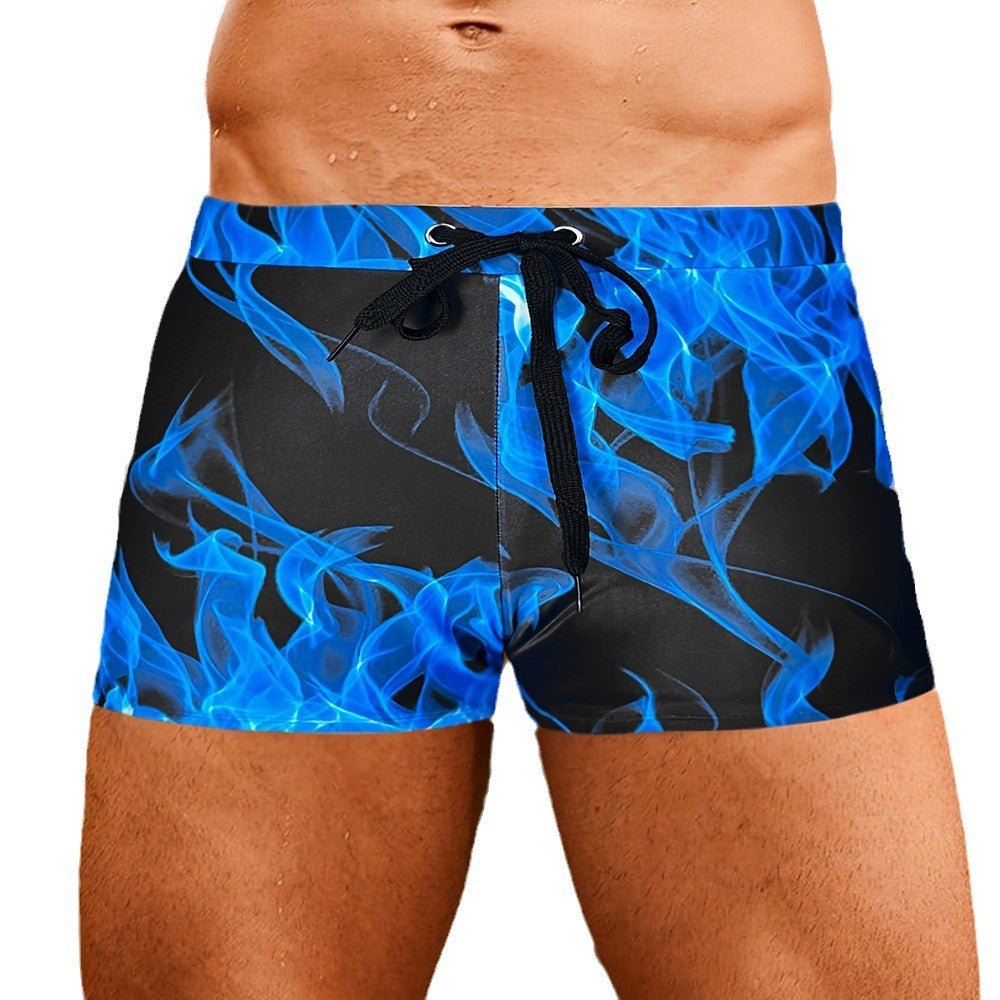 José | Short de Baño Llama Azul