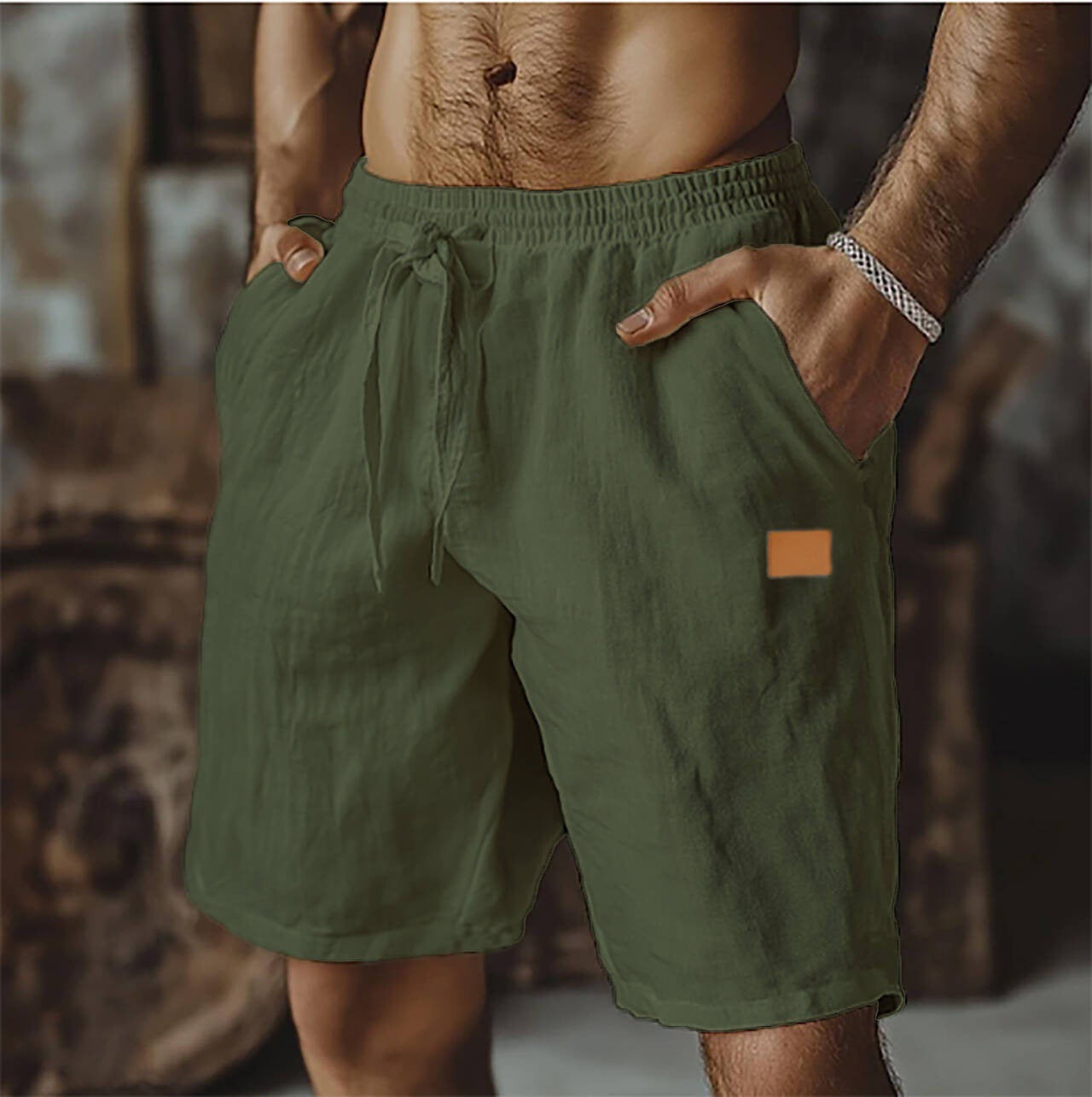 Ricardo | Short de lino casual para hombre