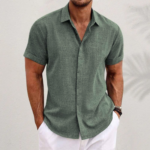 Mateo | Camisa de Lino Clásica