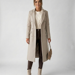 Ofelia | Abrigo Largo Elegante para Mujer