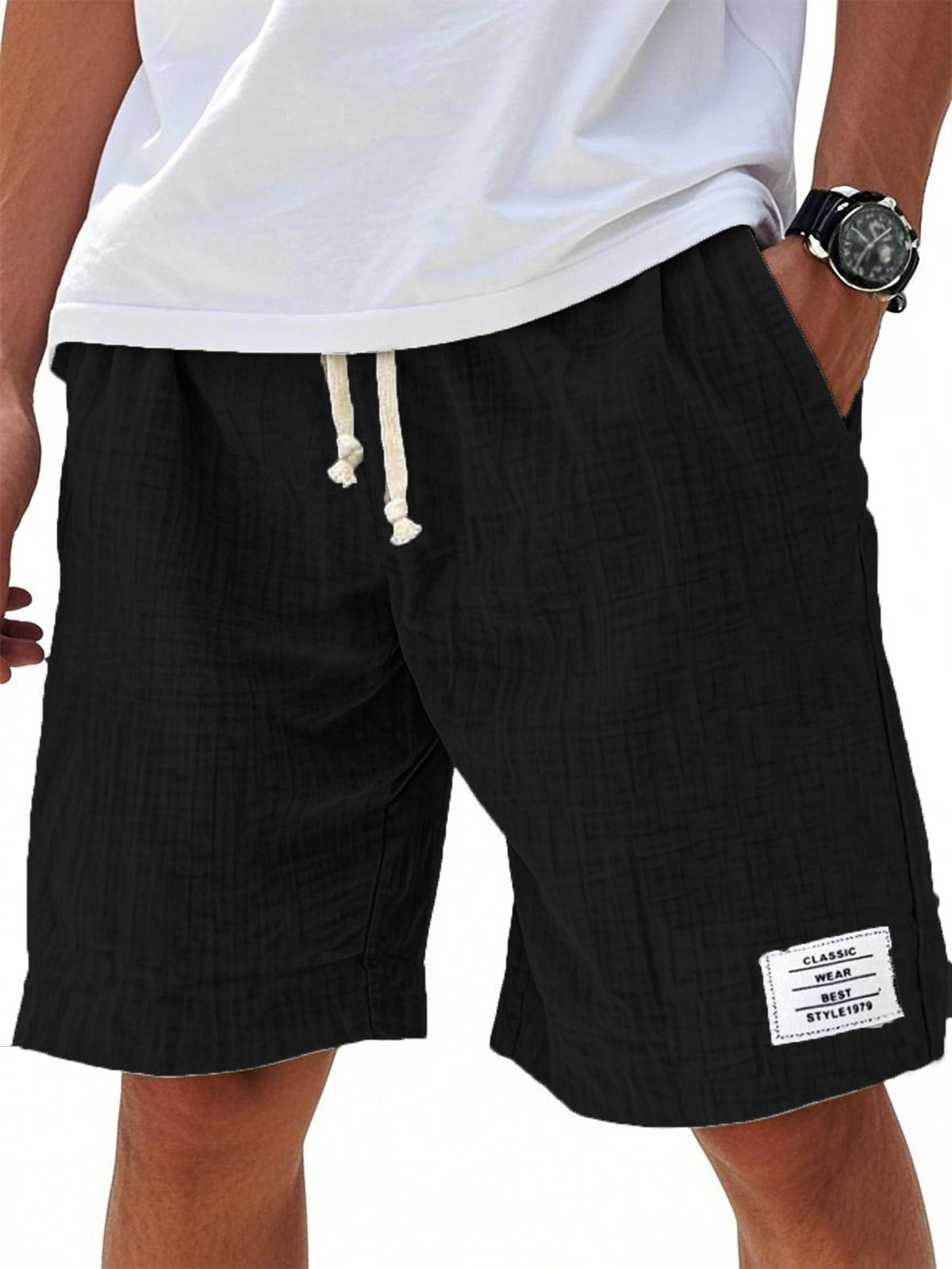 Fernando | Pantalones cortos ligeros y relajados de corte amplio para hombre
