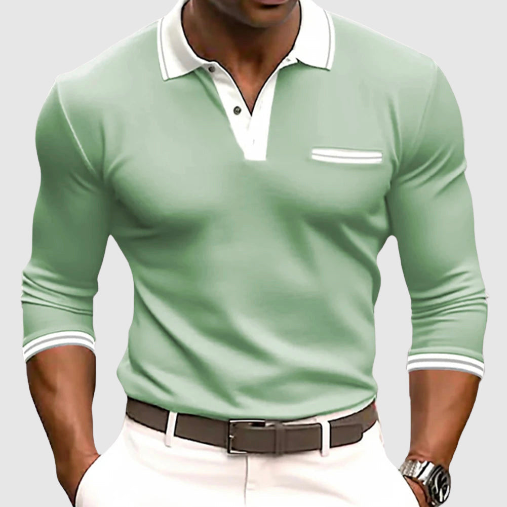 Pedro | Camisa con detalles contrastantes elegantes
