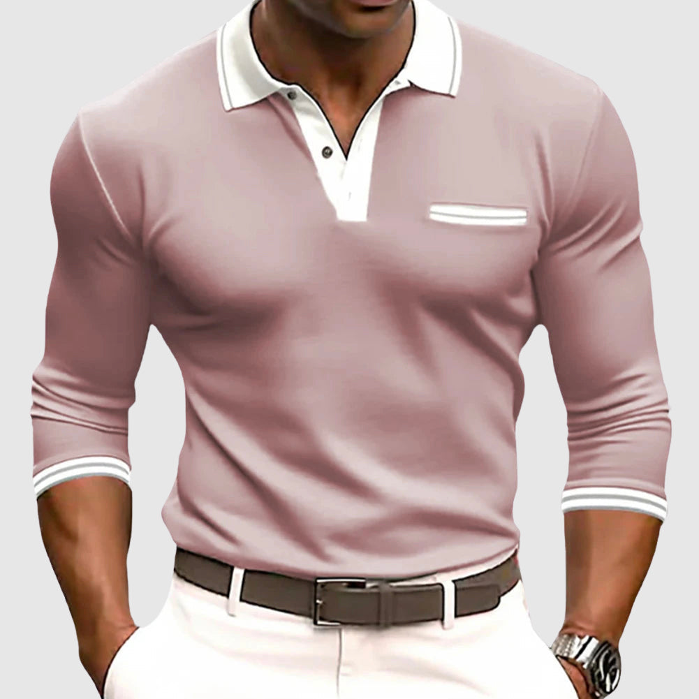 Pedro | Camisa con detalles contrastantes elegantes