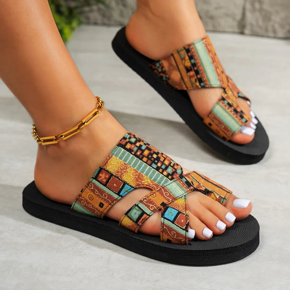 Paula | Sandalias de Plataforma Confortables y de Soporte Diario