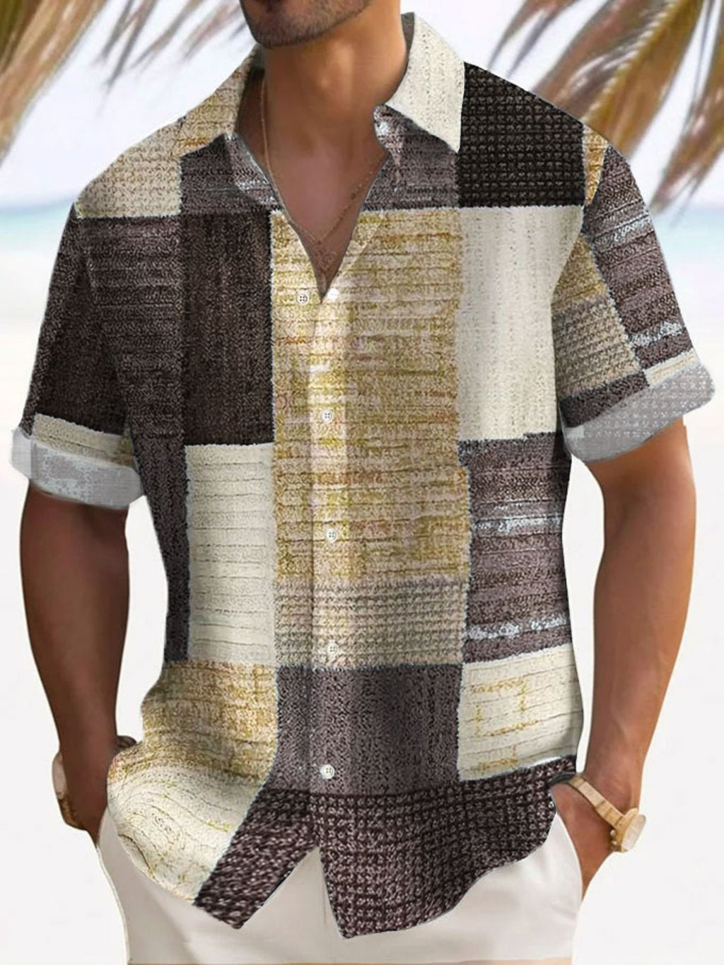 Andrés | Camisa elegante de manga corta