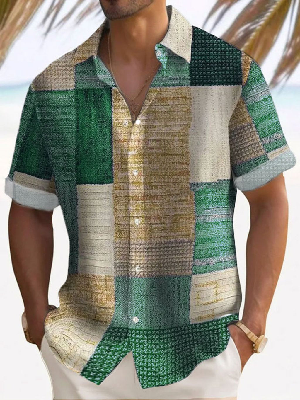 Andrés | Camisa elegante de manga corta