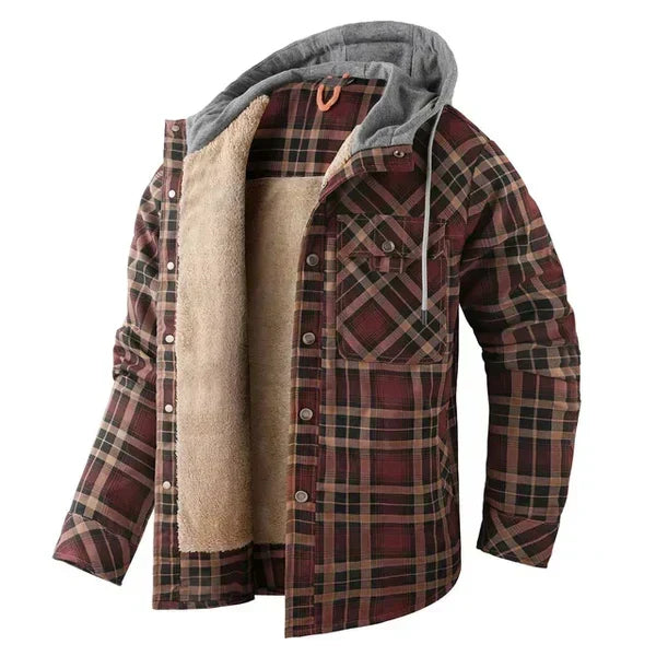 Abundio | Sobrecamisa a Cuadros Clásica para Hombre