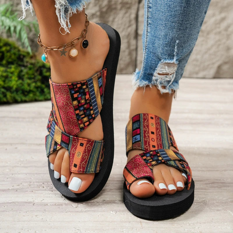Paula | Sandalias de Plataforma Confortables y de Soporte Diario