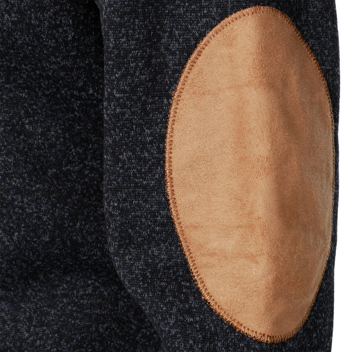 Epifanio | Suéter con Botones al Cuello y Coderas para Hombre