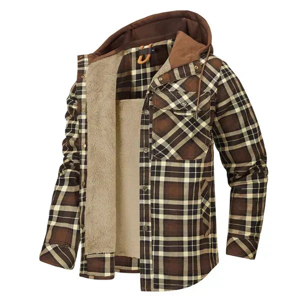 Abundio | Sobrecamisa a Cuadros Clásica para Hombre