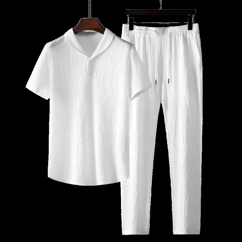 Ángel | Polo y pantalón de algodón
