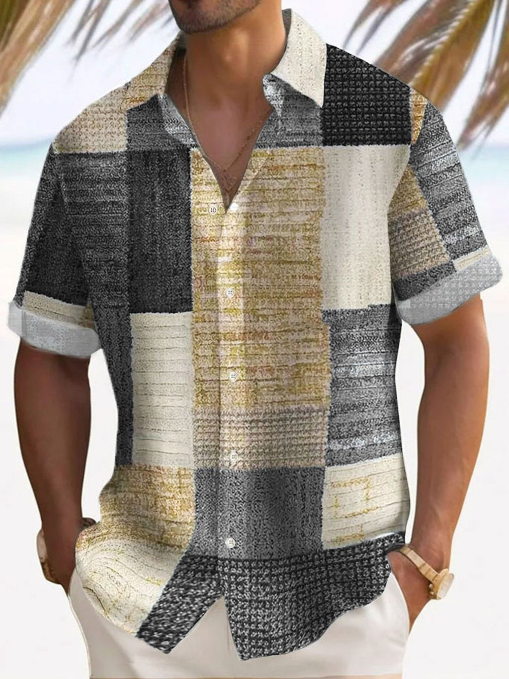 Andrés | Camisa elegante de manga corta