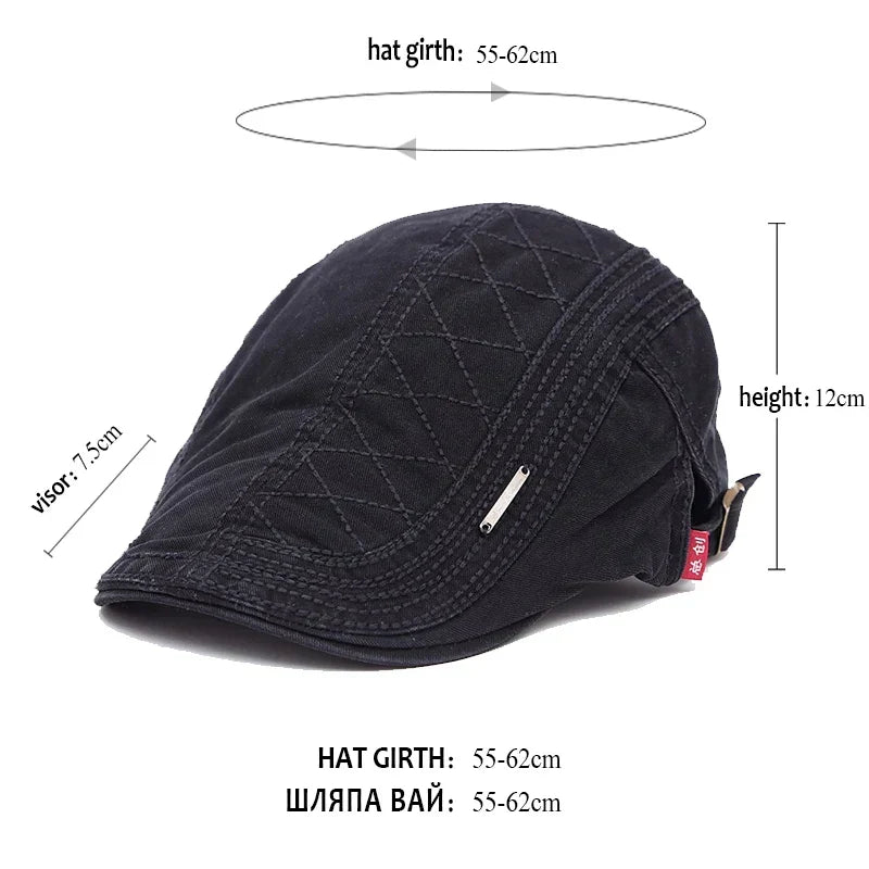 Eduardo | Gorra vintage con estampado animal