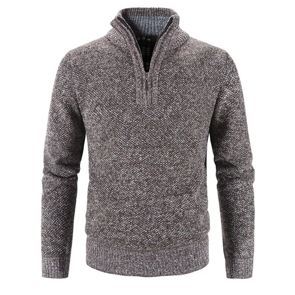 Ángel | Sudadera con media cremallera