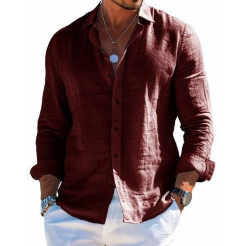 Diego | Camisa elegante de tela transpirable