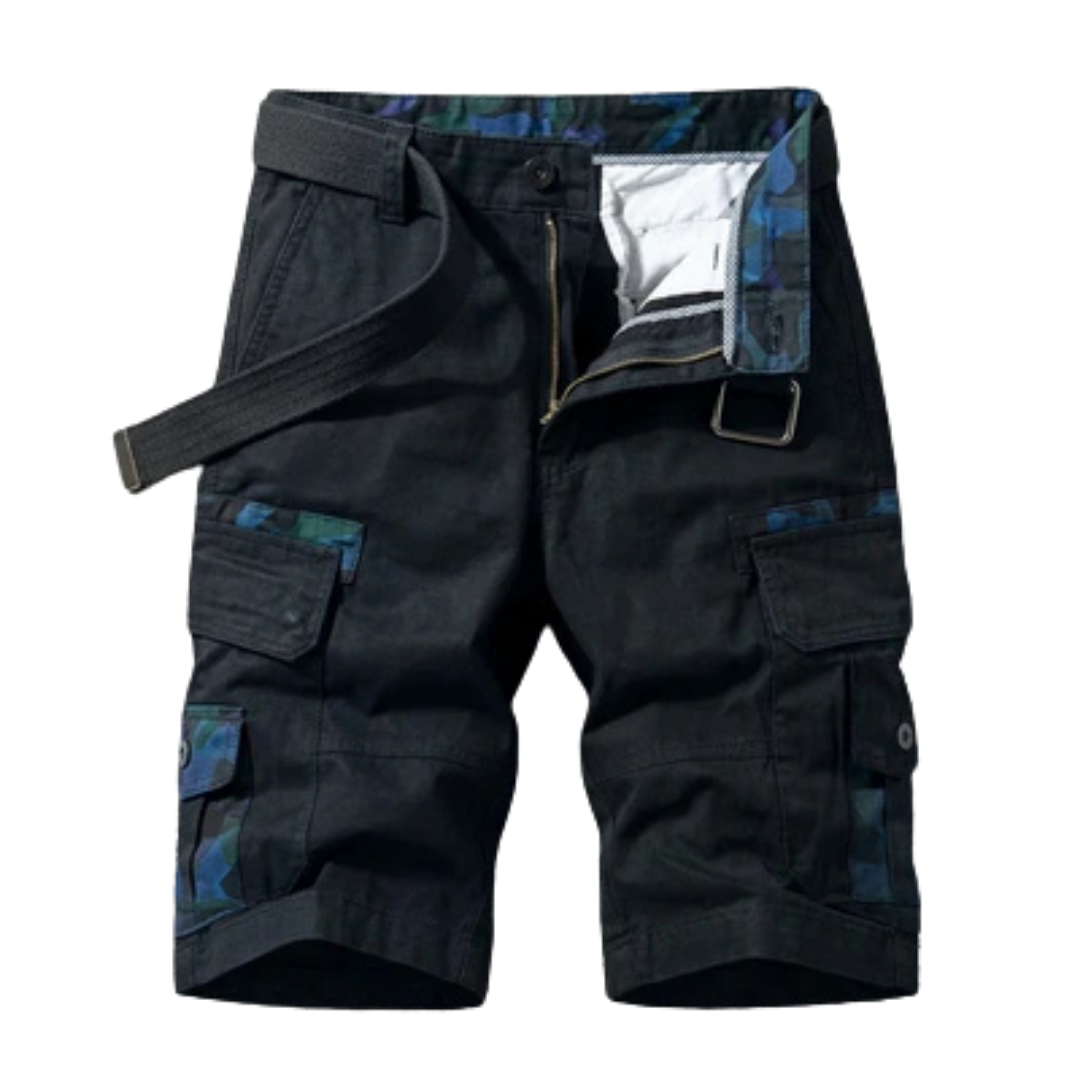 David | Pantalones cortos cargo con cinturón