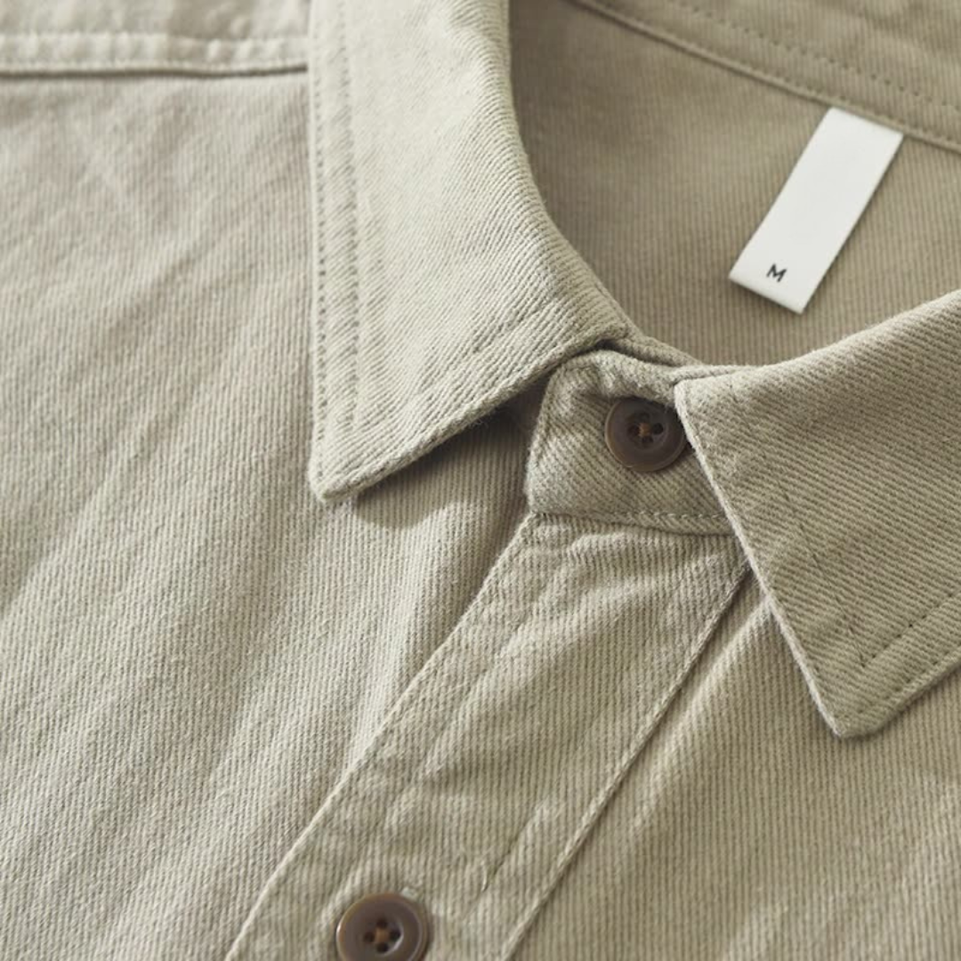 Urbano | Sobrecamisa de Algodón Suave con Bolsillos al Pecho