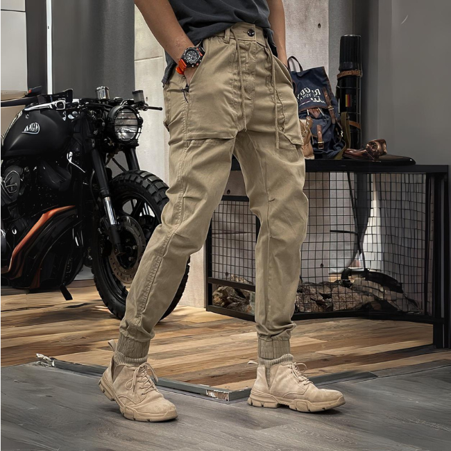 Lauro | Pantalón Cargo Elástico con Estilo